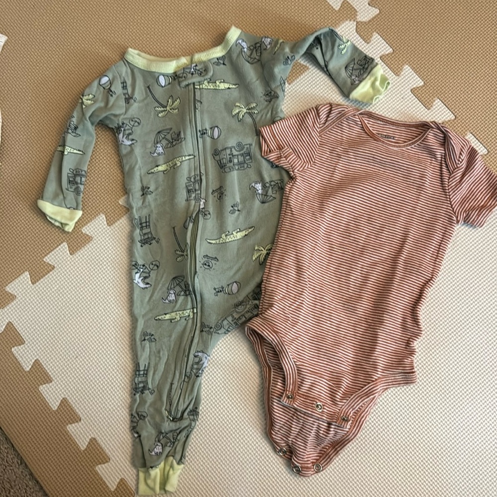 12 month carters onesie and bodysuit